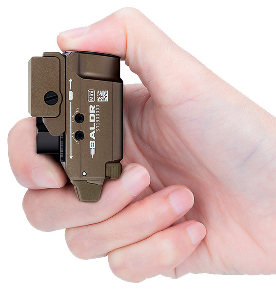 Фонарь Olight Baldr Mini Desert Tan зеленый ЛЦУ - фото 6