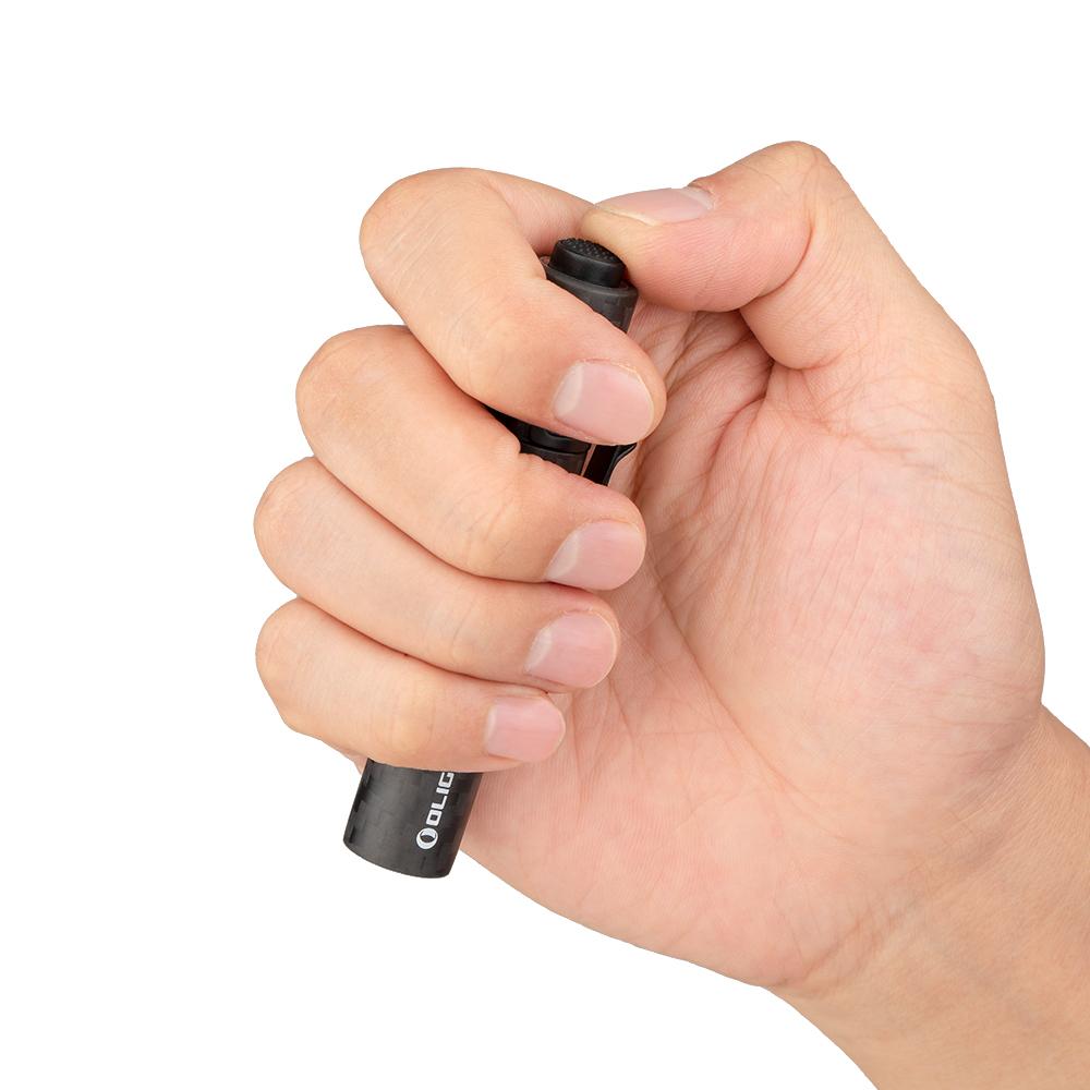 Фонарь Olight I3T EOS CF Carbon Fiber - фото 2