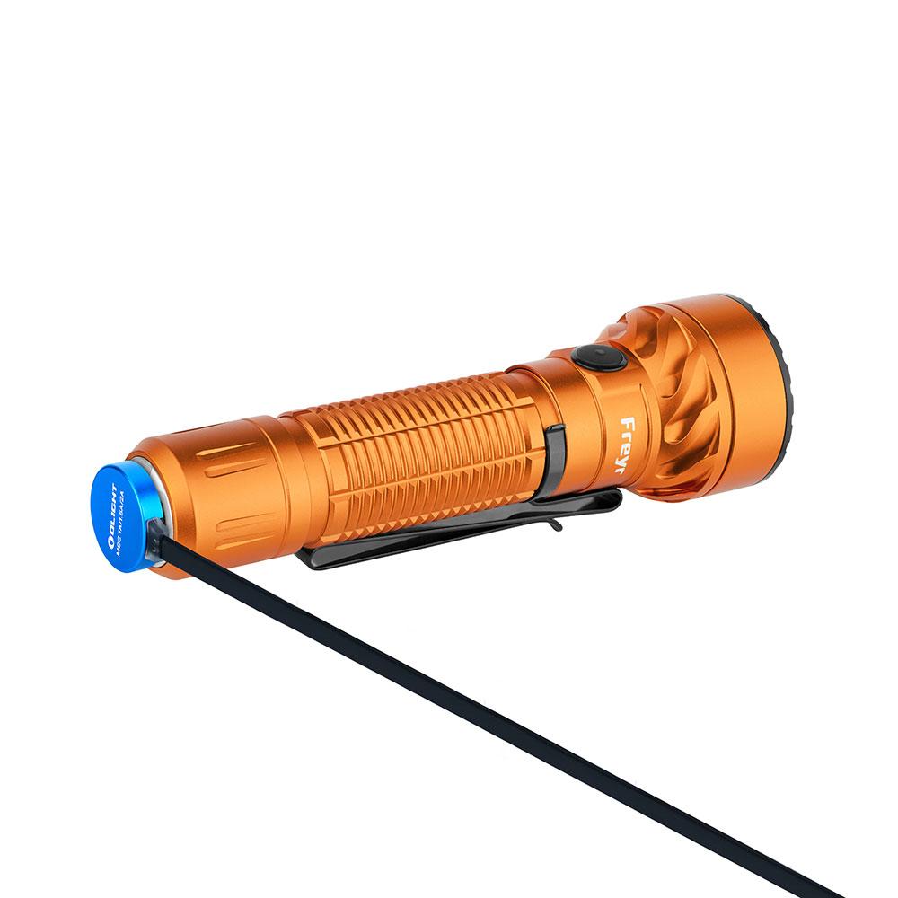 Фонарь ручной Olight Freyr Orange White+RGB - фото 6