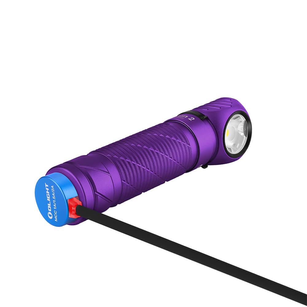 Фонарь Olight Perun 2 LE Purple (Cree XH-P 50 CW, 2500 люмен) - фото 8
