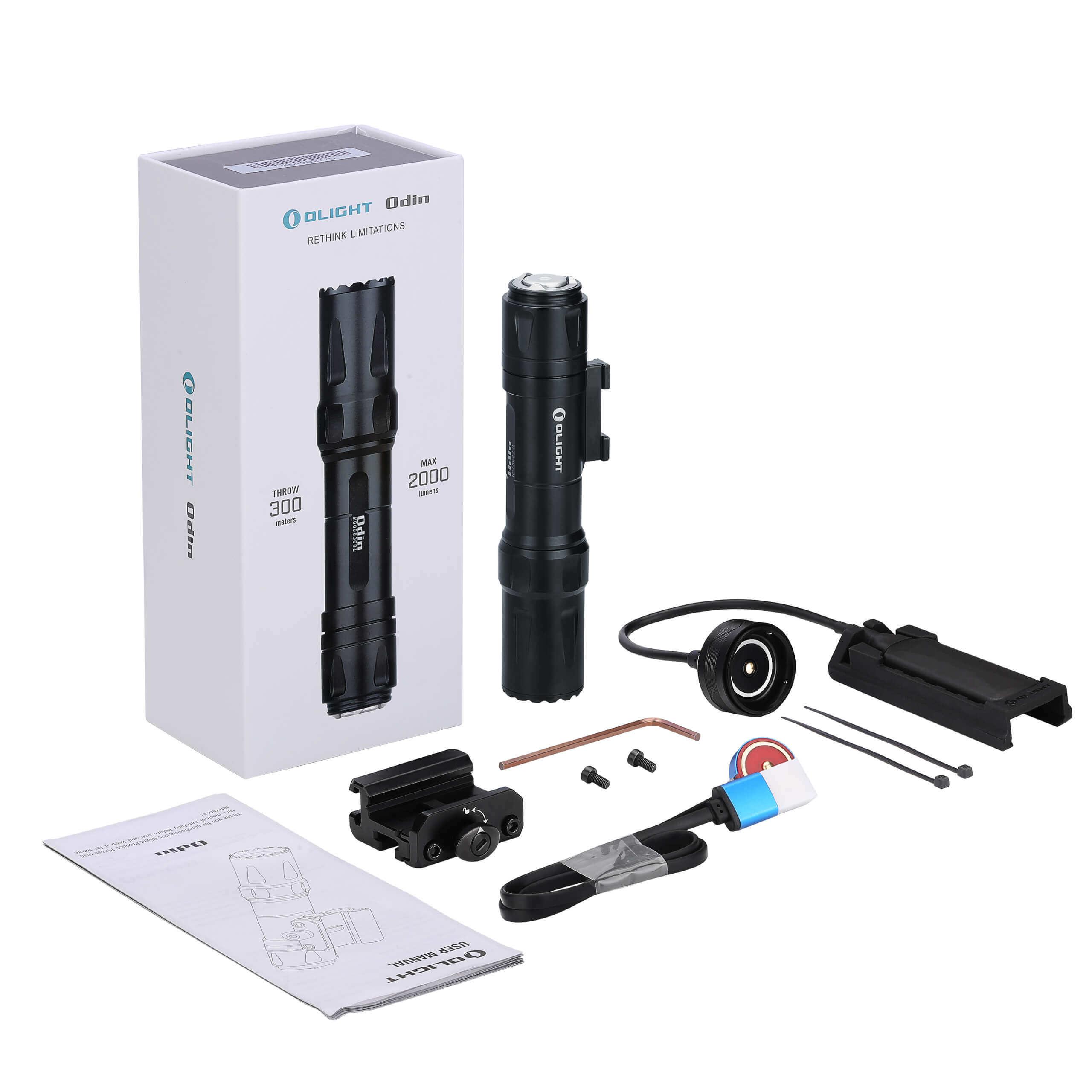 Фонарь Olight Odin (2000 люмен, Picatinny) - фото 14