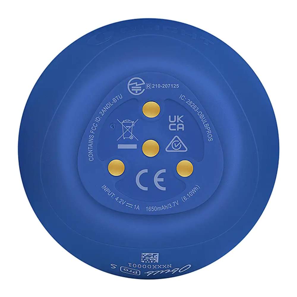Кемпинговый фонарь Olight Obulb Pro S Blue - фото 4
