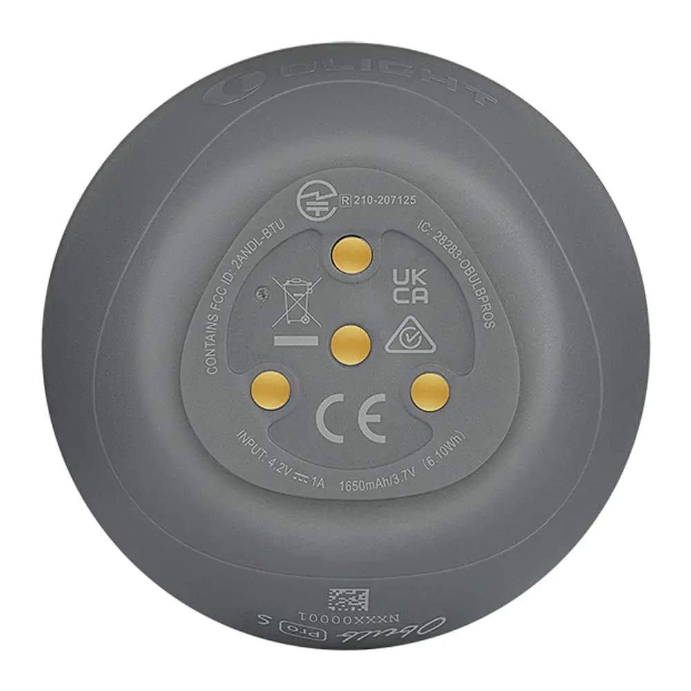 Кемпинговый фонарь Olight Obulb Pro S Grey - фото 4