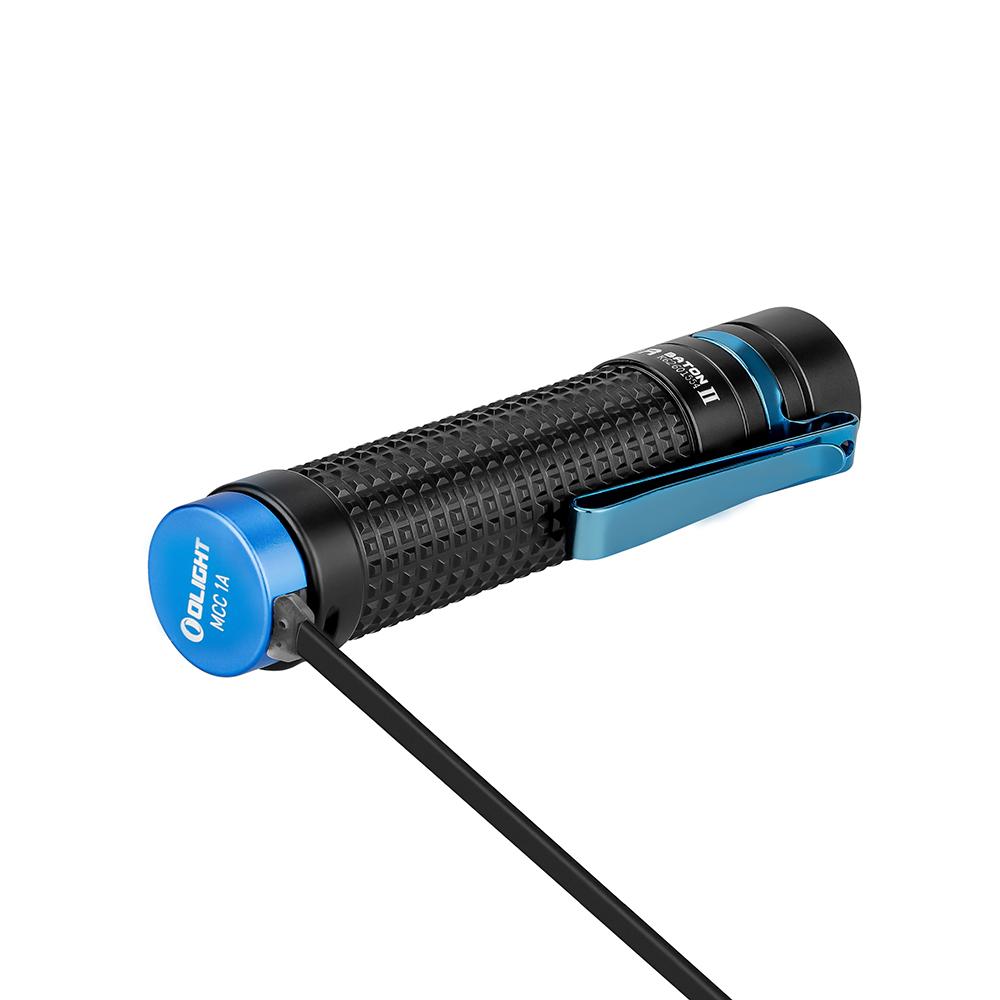 Фонарь Olight S2R Baton II Black 1150 лм Luminus SST-40 - фото 4